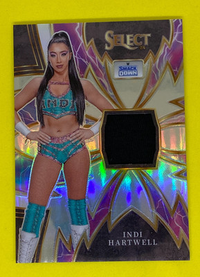 Indi Hartwell WWE Panini Select 2024 Sparks Relic Prizm Wrestling Trading Card