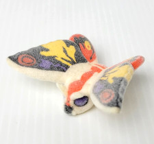 SD Mothra 2001 Mini 1.5" Finger Puppet Figure Bandai Godzilla GMK Gashapon