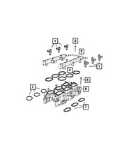 Genuine Mopar Hex Flange Head Bolt Mounting 6509390AA