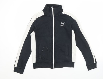 Puma Trainingsjacke Jungen schwarz Größe 13-14 Jahre Full Zip Sportswear