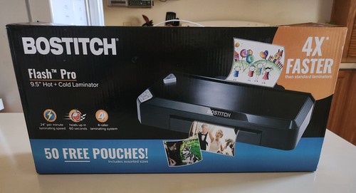 Bostitch Flash Pro 9.5” Laminador Caliente + Frío Nuevo En Caja - Imagen 6 de 6