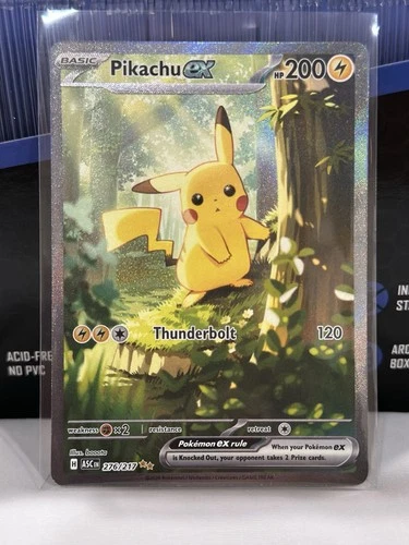 Pokemon Forest Pikachu ex 276/217 Ascended Heroes SIR English - New Raw Copy