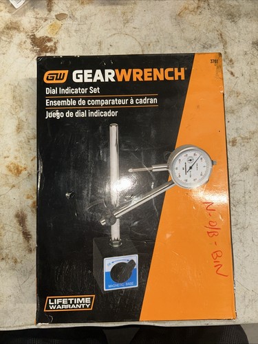 (CT) NEU Open Box GEARWRENCH Messuhr Set mit Ein/Aus 0 bis 1" mit Etui