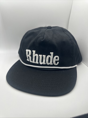 Rhude Black/White Championship Team Dad Hat