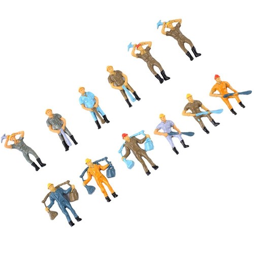 1 48 Scale Railway Worker People Set Perfect for Train and Model Enthusiasts - Picture 3 of 14