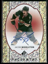 2025-26 SP Authentic #P-32 Jacob Middleton Pageantry Auto