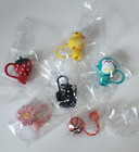 Straw Toppers Silicone Assortment 6pcs