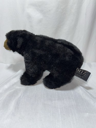 Ditz Designs Hen House Stuffed Plush Black Bear Plush 12” - Picture 3 of 9
