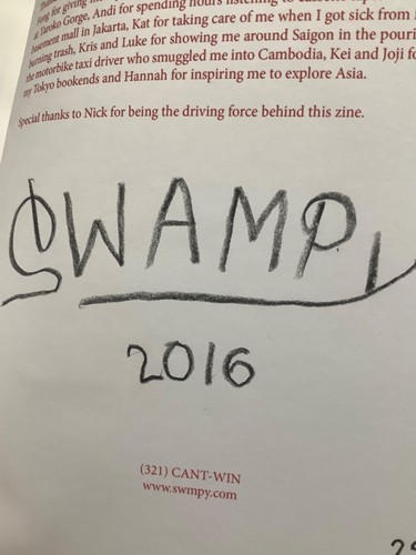 SWAMPY Zine/Book Where Do The Dogs Sleep At Night? 2016 SIGNED & #’d Barry McGee - Picture 2 of 12