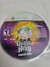 Guitar Hero: Smash Hits (Microsoft Xbox 360, 2009) Disc Only! *Cracked ring*