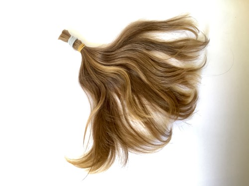 Virgin Human haircut blonde ponytail young girl 12" - Picture 1 of 11