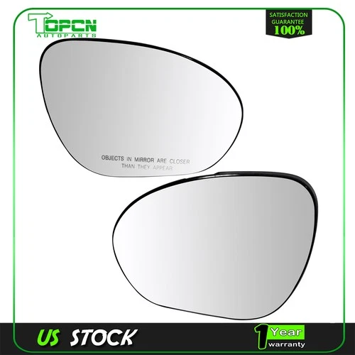 LH&RH Side Chrome Mirror Glass W/Plate For Nissan Juke 2011-2014 96366-1FC0A