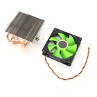 CPU Cooler Radiator Down-Shot 4 Brass Heatpipe General Computer Fan (3pin Wi New
