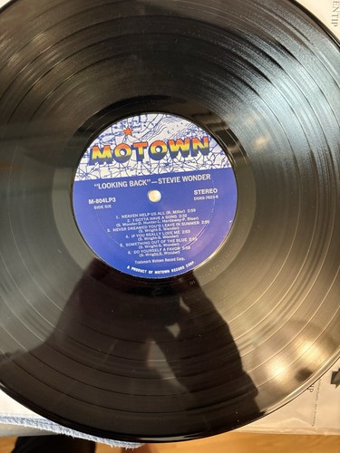 Stevie Wonder Looking Back 3LP MOTOWN 804LP3 Limited Ed. Tri-fold Cover G+ - Picture 8 of 8