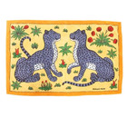 HERMES Leopard print towel Cotton bath beach towel