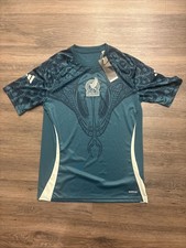 ADIDAS MEXICO PRE-MATCH SOCCER JERSEY SNAKE GREEN Size Youth XL Men Small NWT