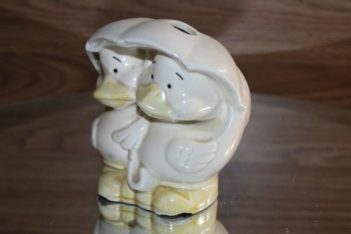Toothbrush Holder Ducks Under Umbrella VTG SUNDANCE Fine Ceramics CUTE VTG - Bild 6 von 12