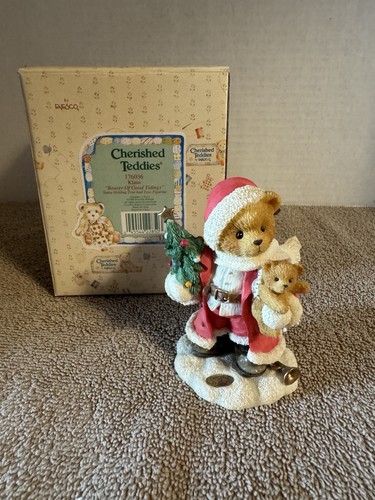 Cherished Teddies KLAUS Weihnachtsmann LIMITIERT "Bearer Of Good Tidings" Figur #176036 - Bild 1 von 7