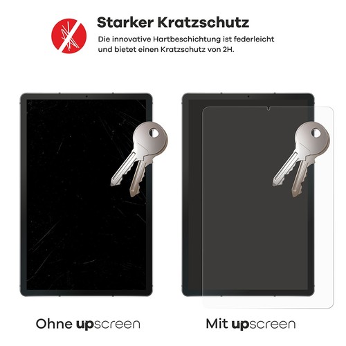 upscreen Schutz Folie für Blackview Mega 8 Kratzfest Anti Fingerprint Klar - Bild 4 von 7