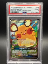 Dedenne GX 2019 Pokémon Sun & Moon PSA 9 Unbroken Bonds Promo #195a/214