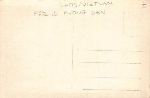 Laos - MUONG SEN - A Festival - Fireworks - REAL PHOTO - Publ. unknown - - Laos - Picture 2 of 2