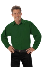 Blue Generation BG8330 Men's Long Sleeve Fine Line Twill Shirt