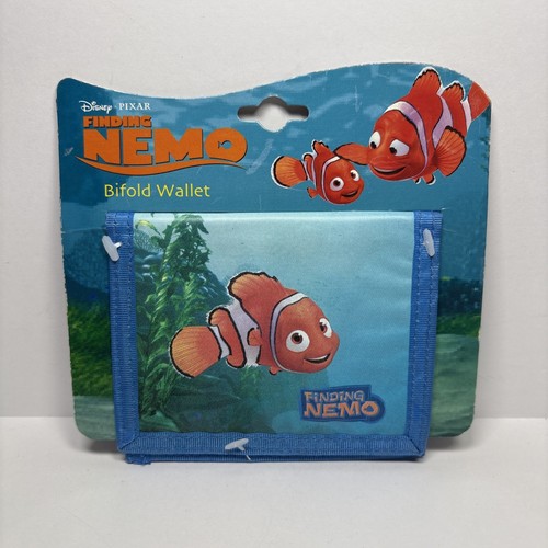 Cartera plegable Disney Pixar Nemo Finding Nemo de colección 2003 ¡NUEVA! - Imagen 2 de 3