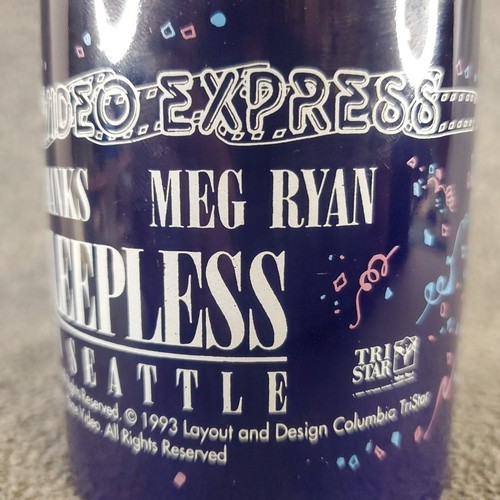 Vintage 1993 Home Video Express Sleepless in Seattle Kaffeebecher Tri Star Pictures - Bild 13 von 17