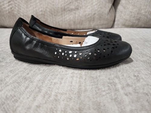 Josef Seibel Women’s Pippa 29 Black Leather Ballet Flat US 7.5-8 EU 38 - Picture 2 of 6