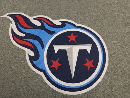 Tennessee Titans Nike Dri Fit T Shirt Mens Extra Large Grey NFL Swoosh Football - Picture 3 of 15