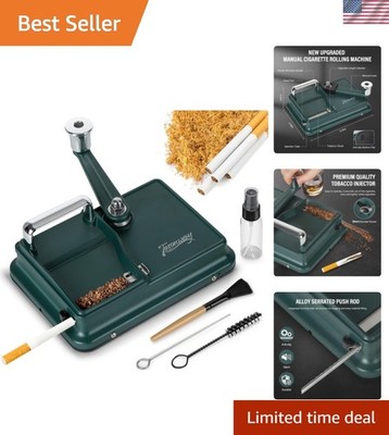 Cigarette Rolling Machine Manual, Cigarette Injector Machine with Cleaning Br...