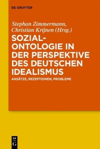 Stephan Zimmerm Sozialontologie in der Perspektive des deutschen Idea (Hardback)