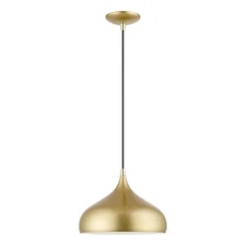 Livex Lighting - Amador - 1 Light Pendant In Transitional Style-15 Inches Tall