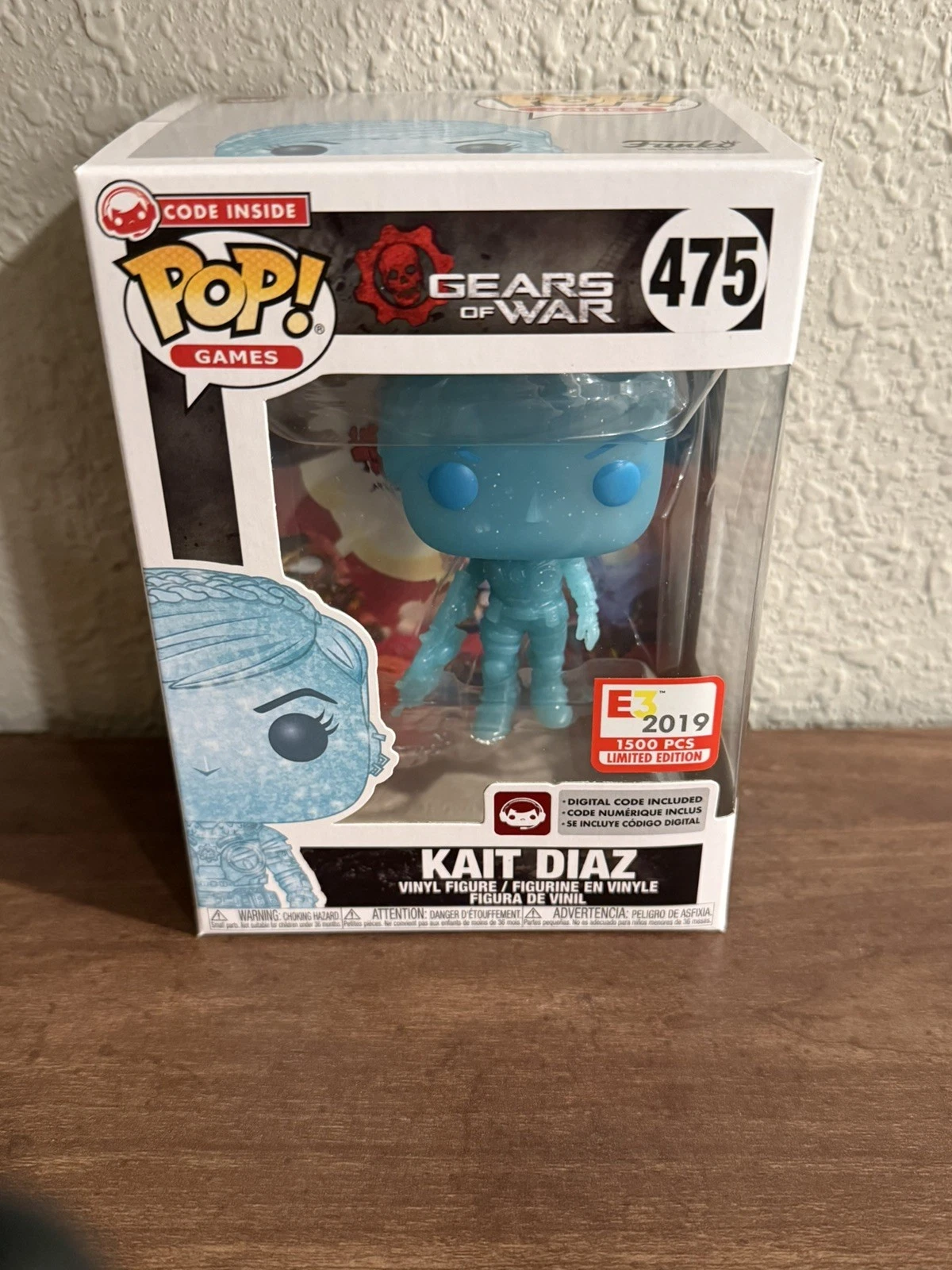 Funko Pop! Kait Diaz #475 Gears of War E3 Exclusive LE 1,500 Minor Box Damage