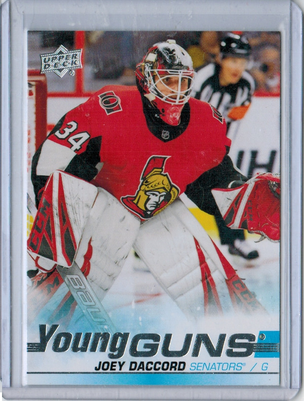 2019-20 Upper Deck Series 2 Young Guns Joey Daccord #477