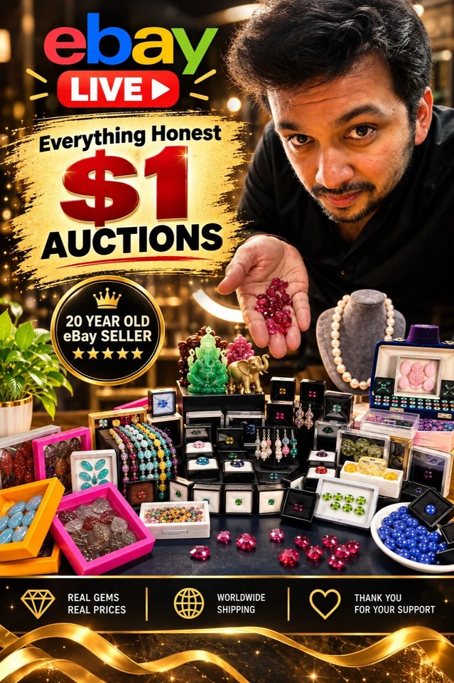 🔥 COLLECTOR'S GEM AUCTION | Sterling Jewelry, Opals & More | $1 Start