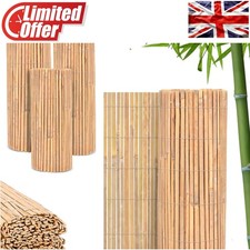 FunkyBuys Bamboo Fence Screening 1.5M x 4M - Natural Privacy & Wind Protection