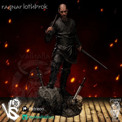 Ragnar Lothbrok Vikings Legendary Northman King Valhalla Statue Pre-Order