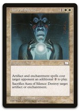 Aura of Silence (LP) Weatherlight WTH Magic MTG