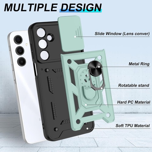Military Grade Superior Series Hybrid Case with Ring Grip and Camera Lens C - Bild 4 von 10