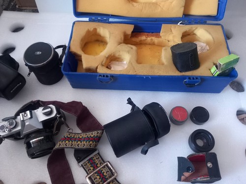 Fujica ST605 35mm SLR Film Camera with / Job Lot Lens .Read Description - Picture 17 of 24