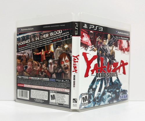 Yakuza Dead Souls (Sony PlayStation 3 PS3, 2012) Clean Disc - Picture 2 of 3