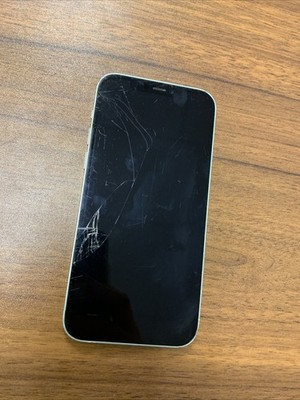 Apple iPhone 12 64GB Green Unlocked - Cracked Front/Back bad