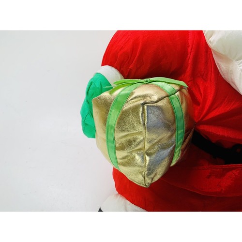 Vintage Plüsch Santa Clause International Silver Company Spielzeug 24 Zoll Puffy Multicolor - Bild 6 von 9