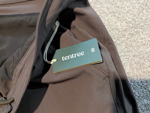 Tentree Pants Mens 38 Black Olive Green InMotion Stretch Jogger Hiking Outdoor - Picture 3 of 9