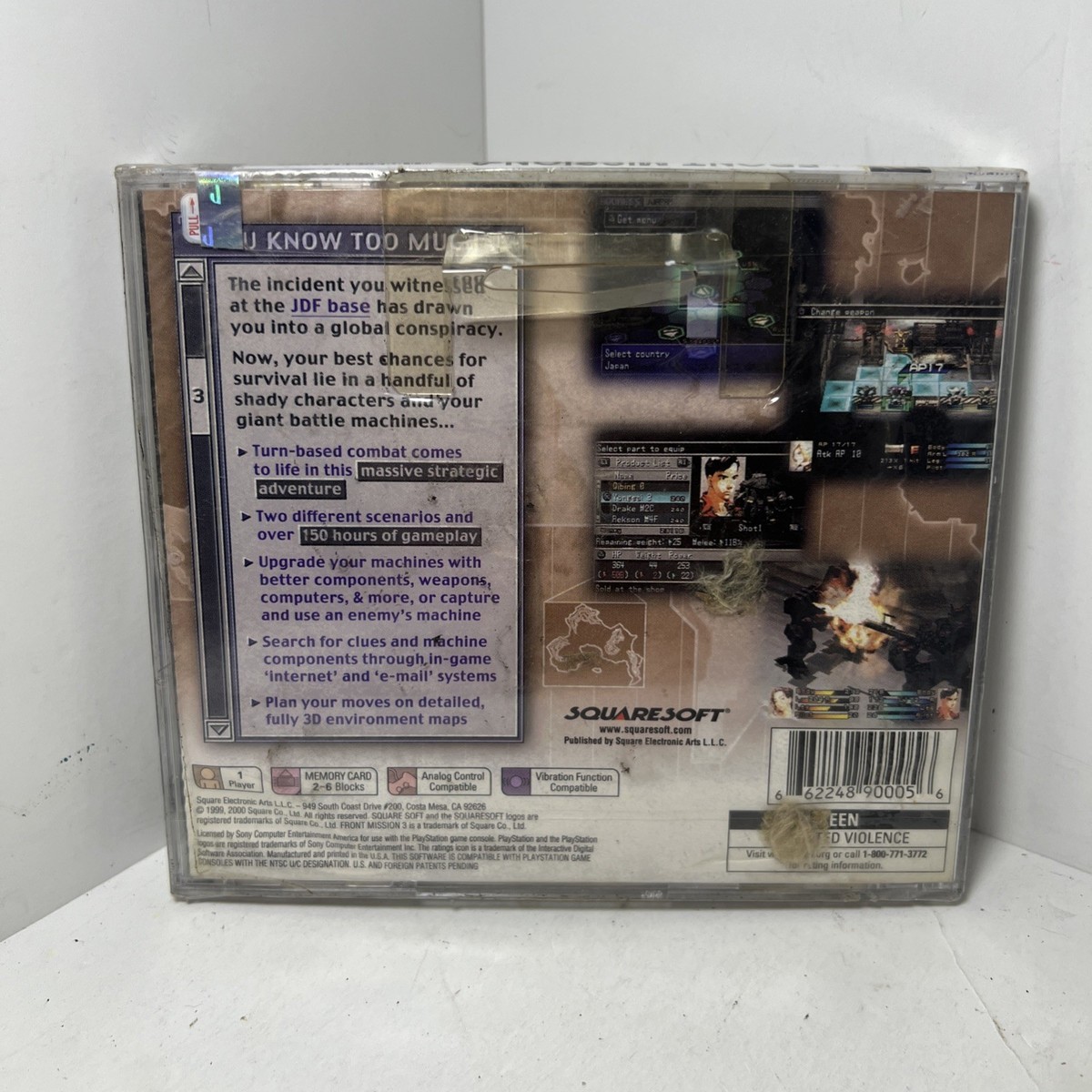 Front Mission 3 (Sony PlayStation 1, 2000) for sale online