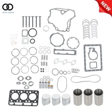 Overhaul Rebuild Kit for Kubota L2050 L235 L2350 L1802 Tractors w/ D1102 Engine