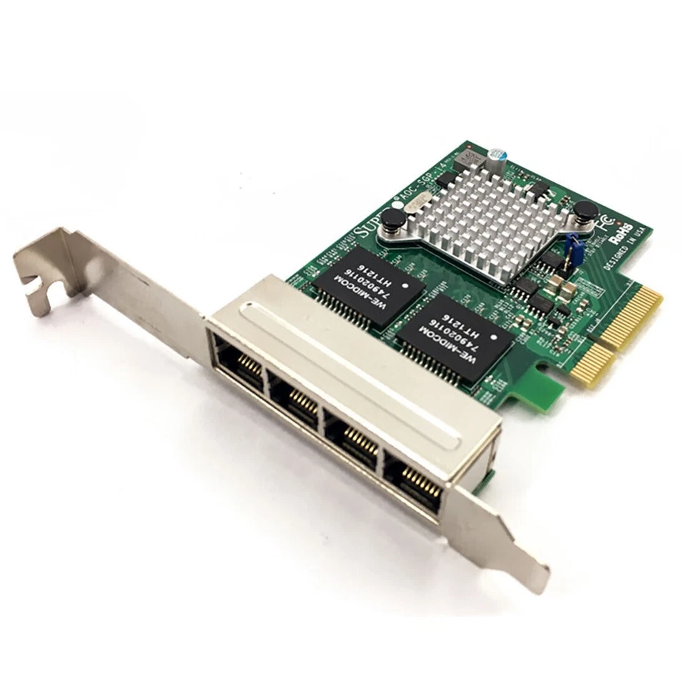 Supermicro AOC-SGP-I4 4 Port Ethernet Adapter Card - Image 3 of 4