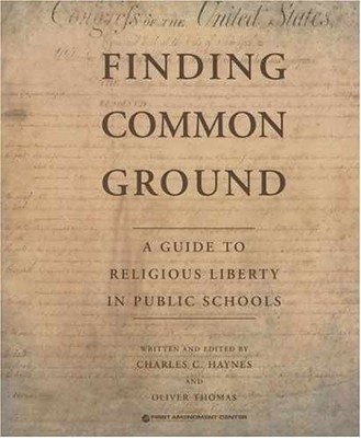 Finding Common Ground: A Guide to - Spiral-bound, by Charles C. Haynes; - Good