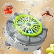 Fruit Cleaner Spinner Portable Fruit Washer Bowl Electric Food Purifier There